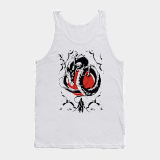 Crimson Dragon Shadow Power Tank Top